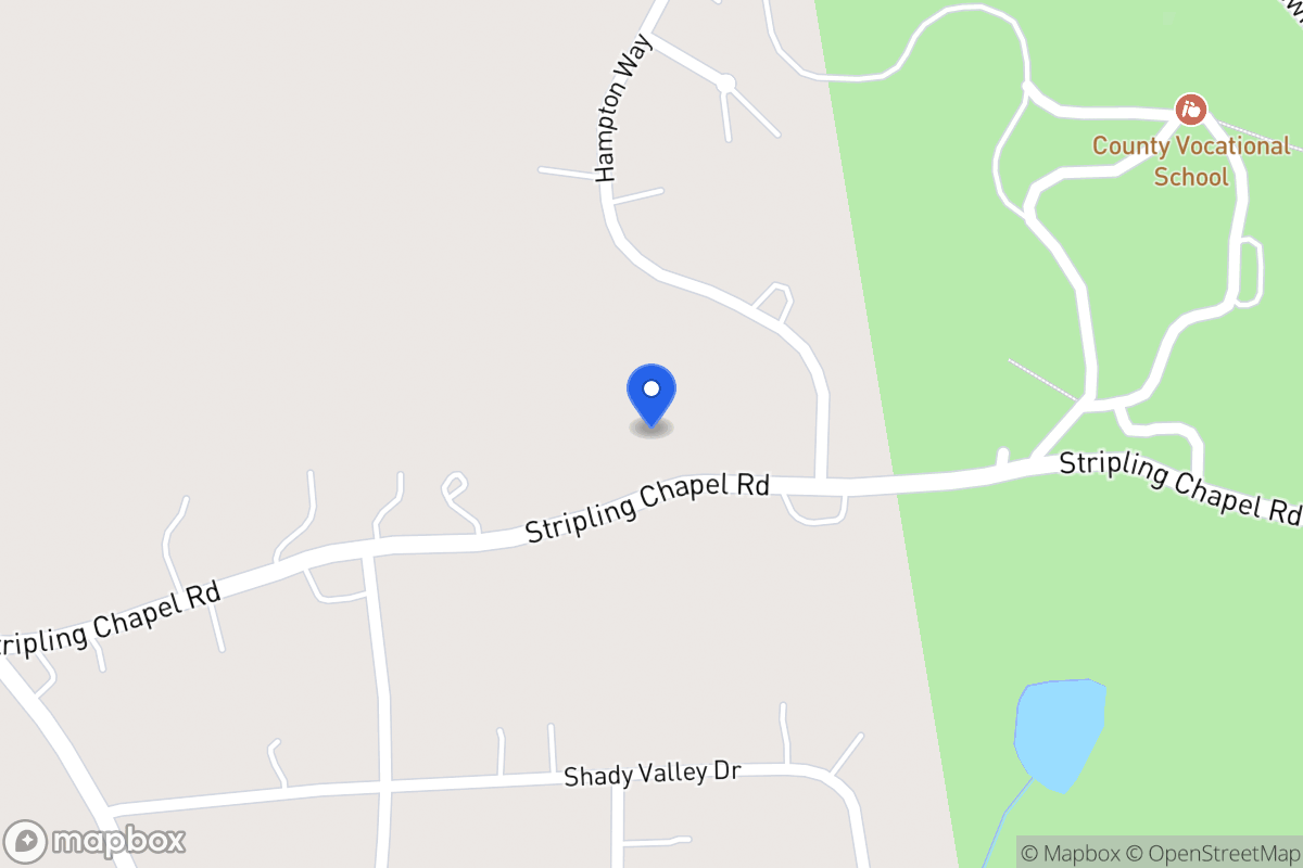 Map of 1670 Stripling Chapel Rd