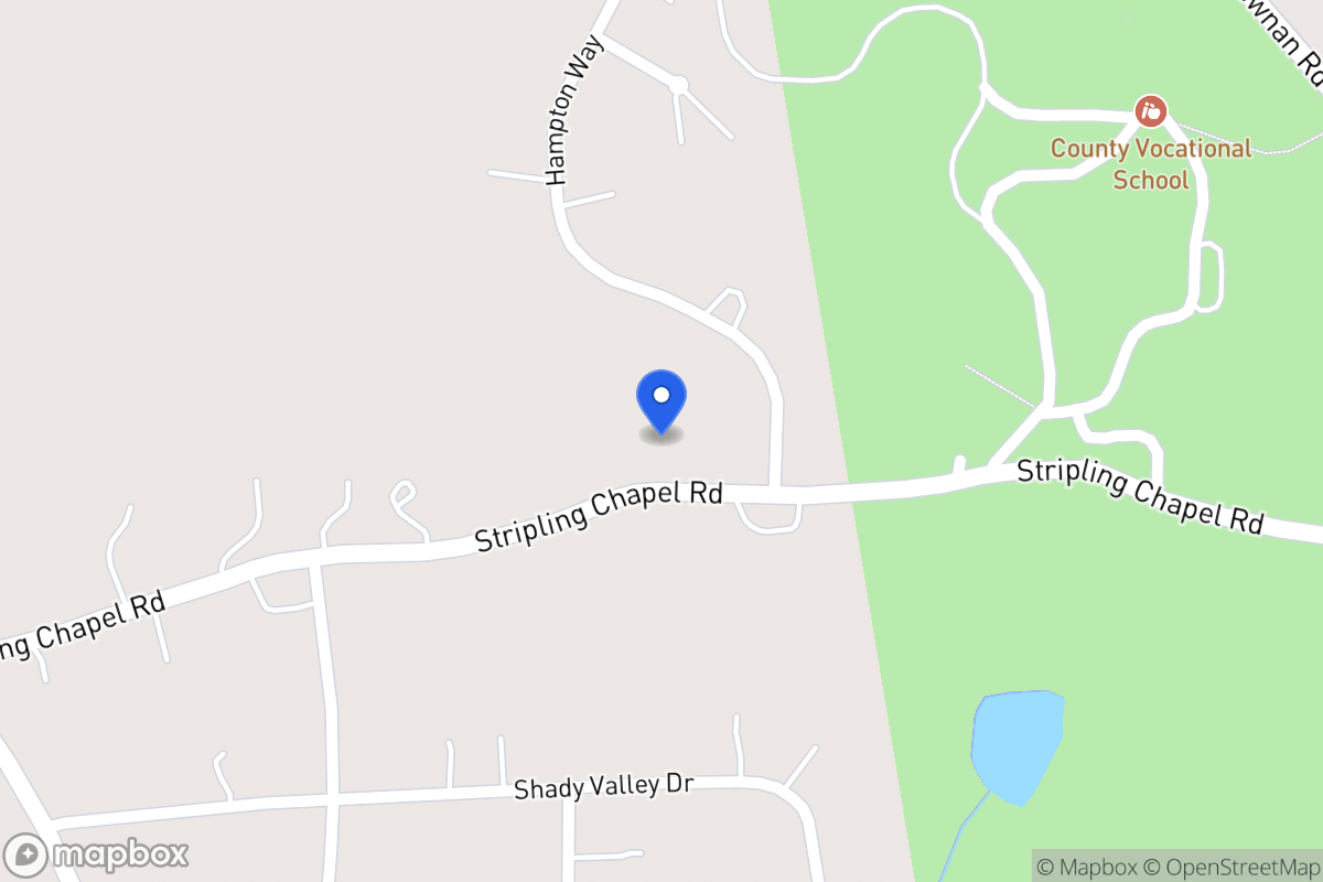 Map of 1688 Stripling Chapel Rd