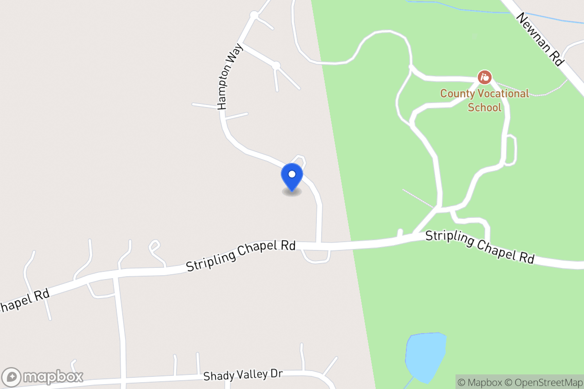 Map of 36 Hampton Way