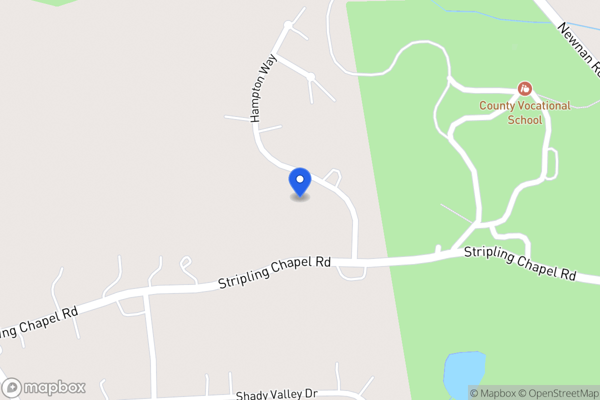 Map of 58 Hampton Way
