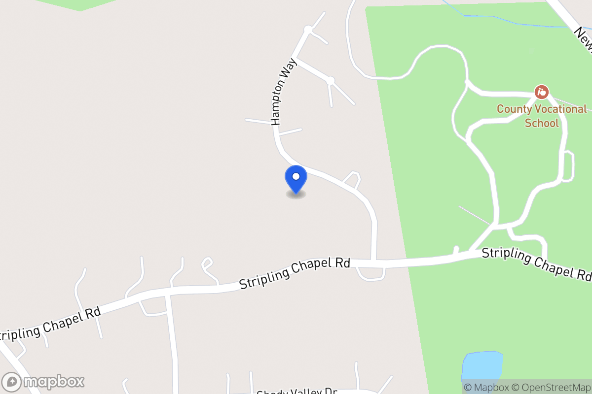 Map of 74 Hampton Way