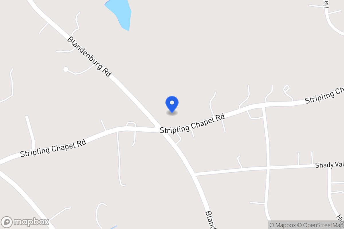 Map of 606 Blandenburg Rd