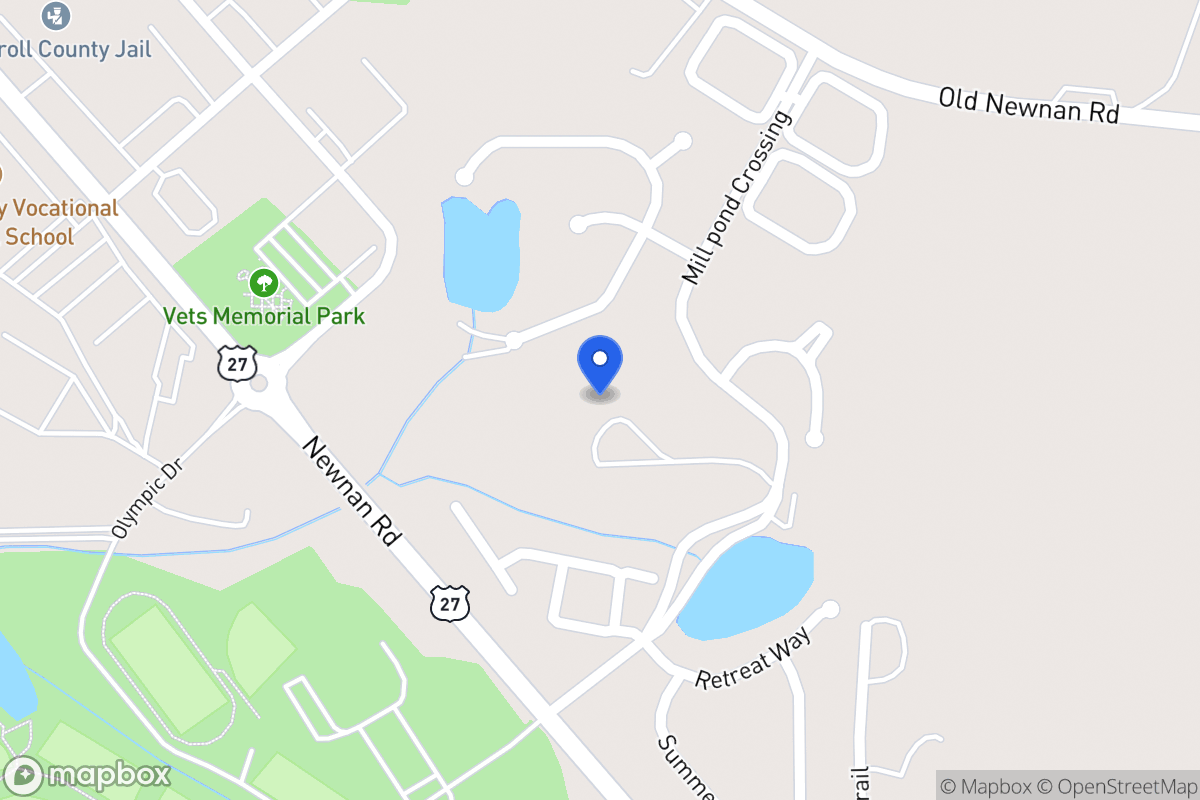 Map of Mill Pond Xing