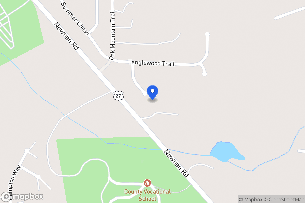 Map of 109 Thornbrook Ct