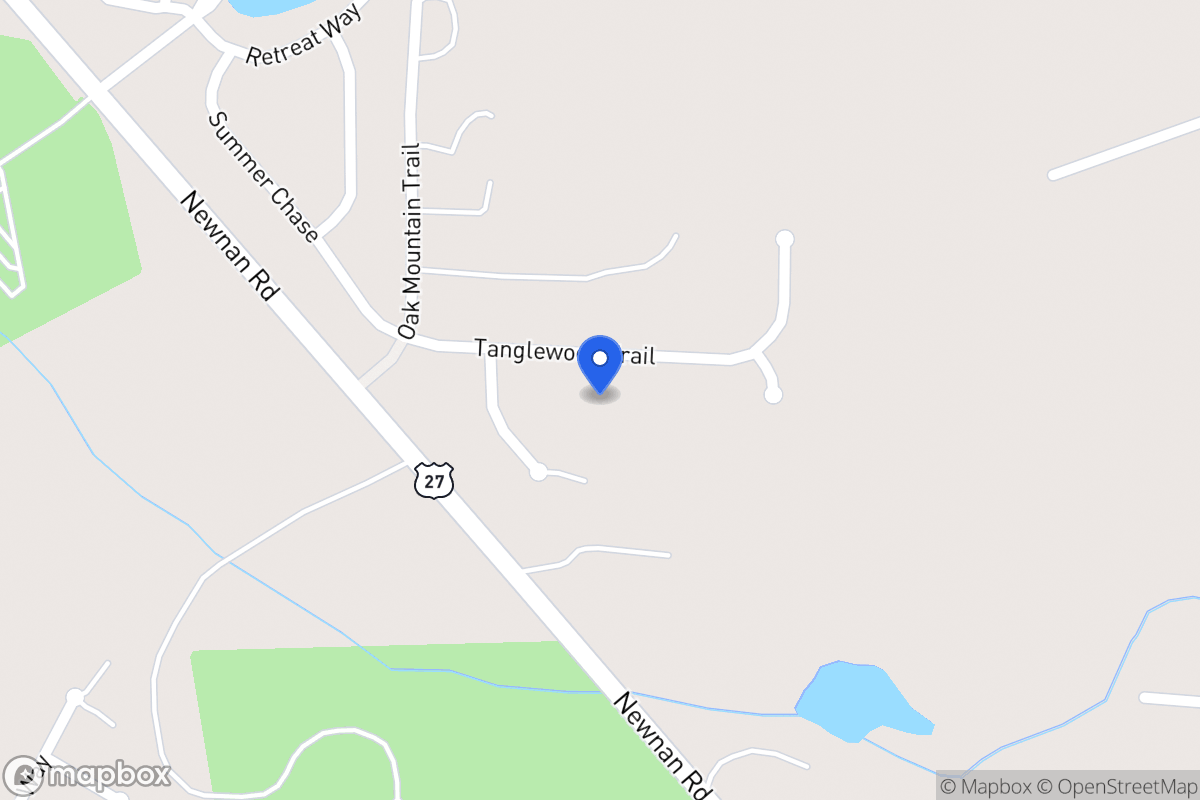 Map of 206 Tanglewood Trl