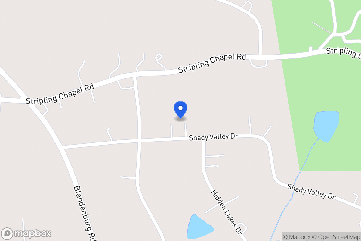 Map of 134 Shady Valley Dr