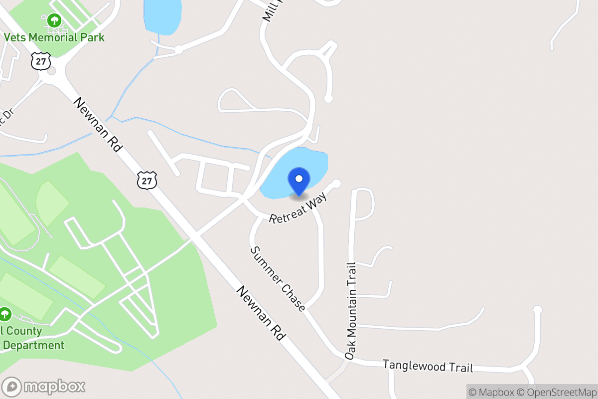 Map of 207 Retreat Way