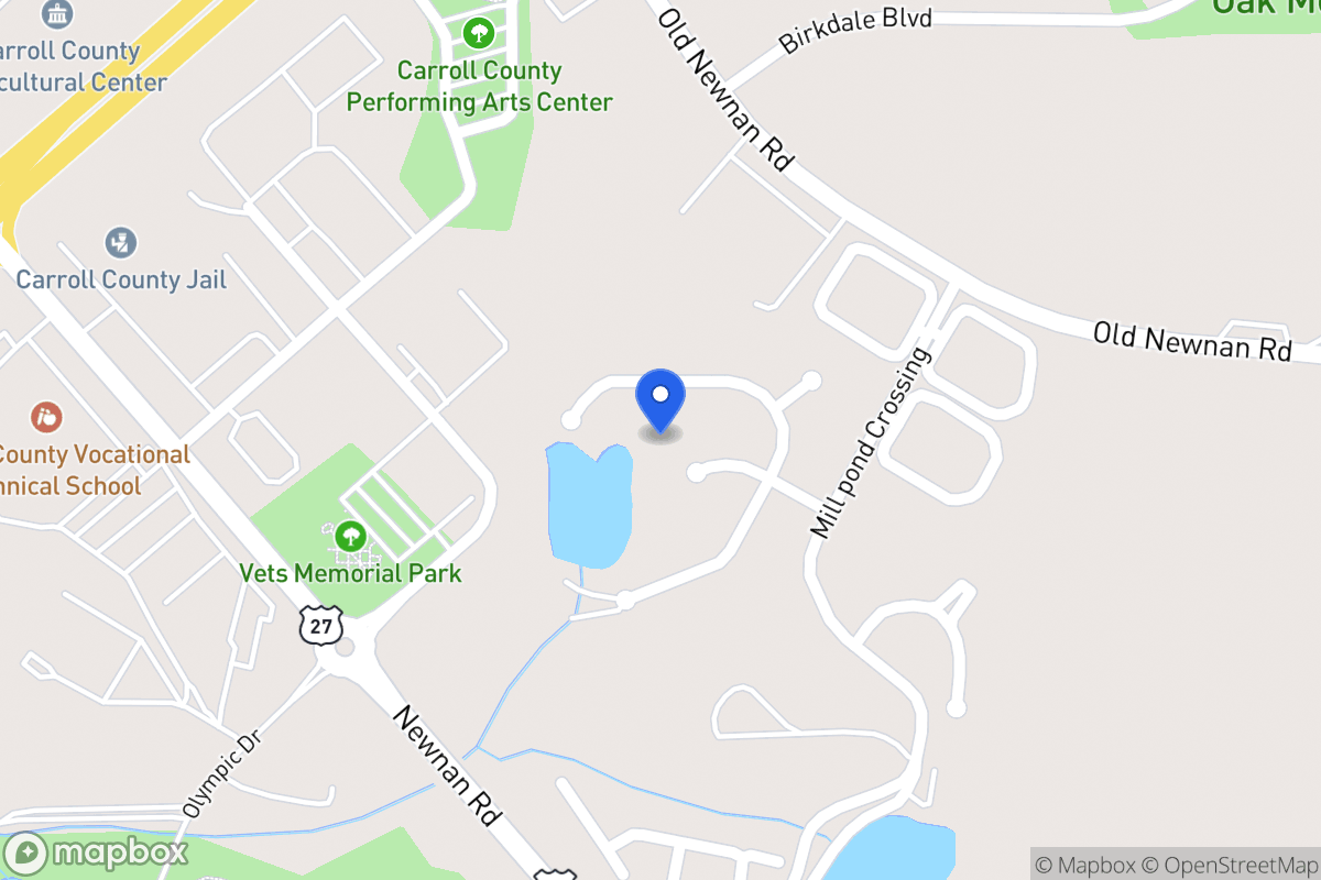 Map of 206 Meadow Lake Dr
