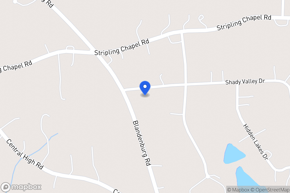 Map of 27 Shady Valley Dr