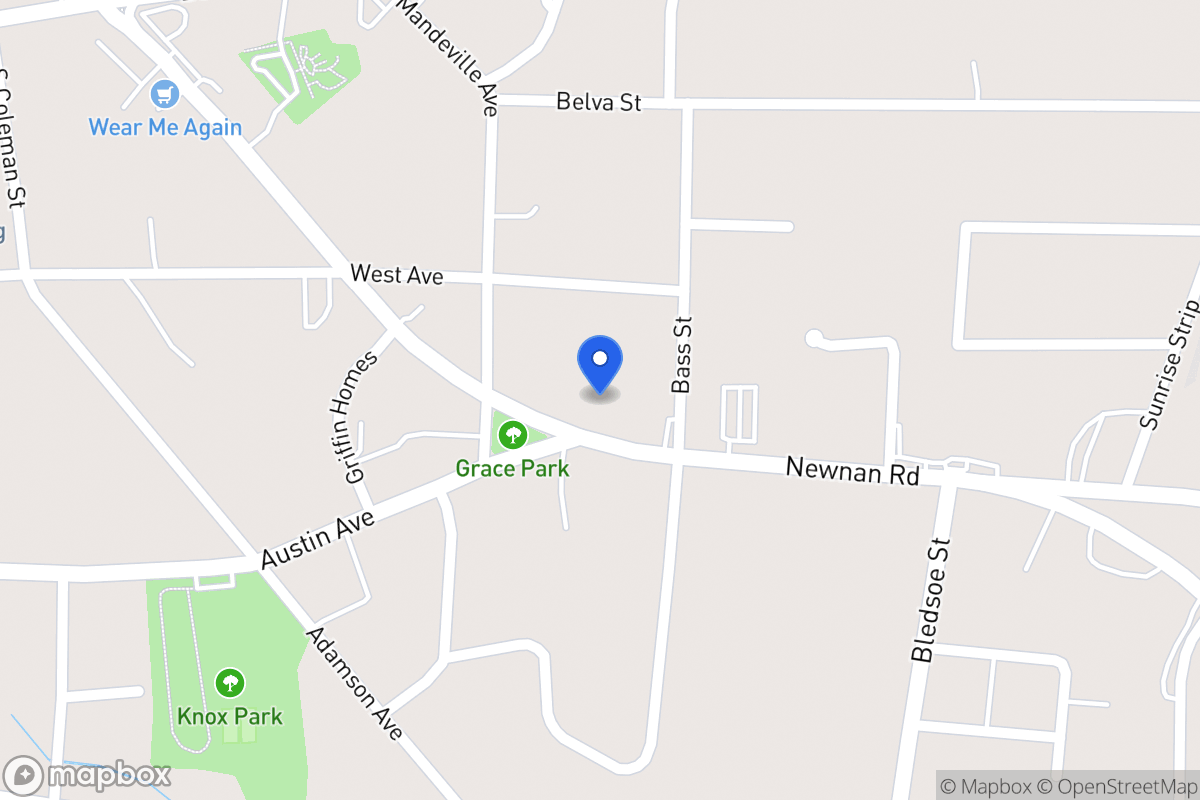 Map of 312 Newnan Rd