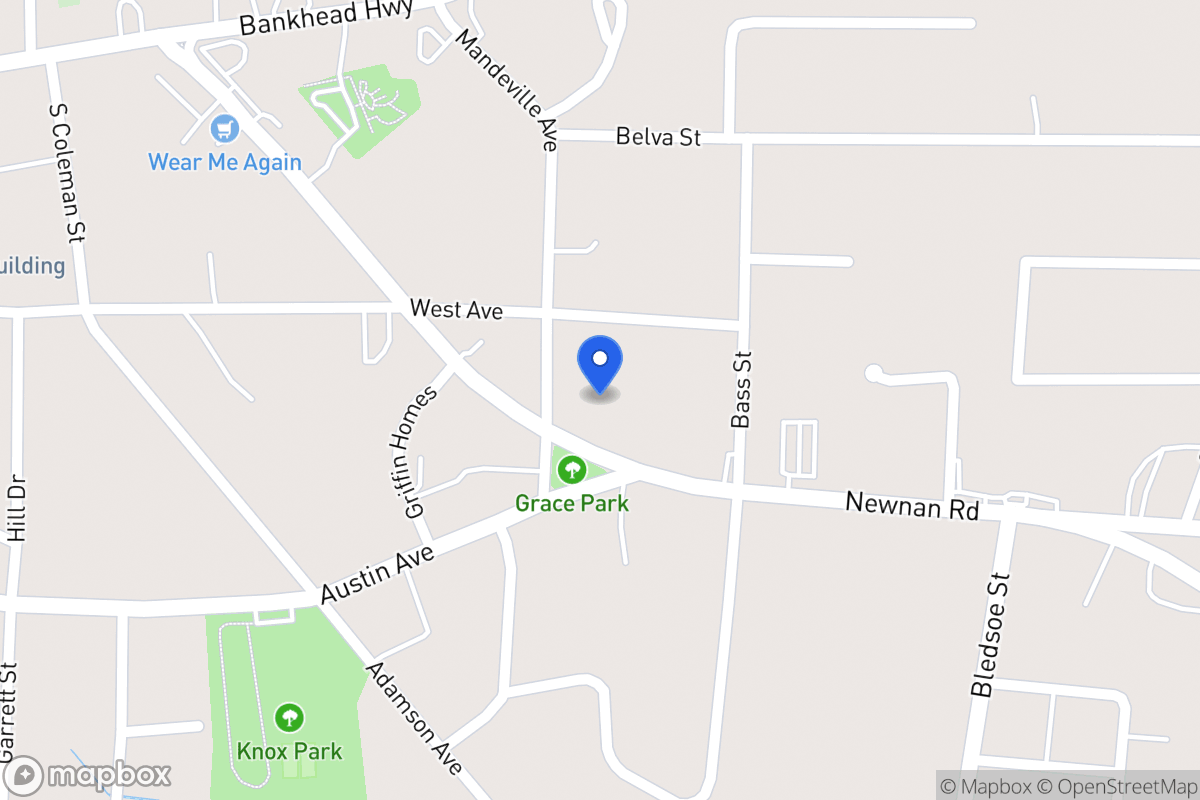 Map of 302 Newnan Rd