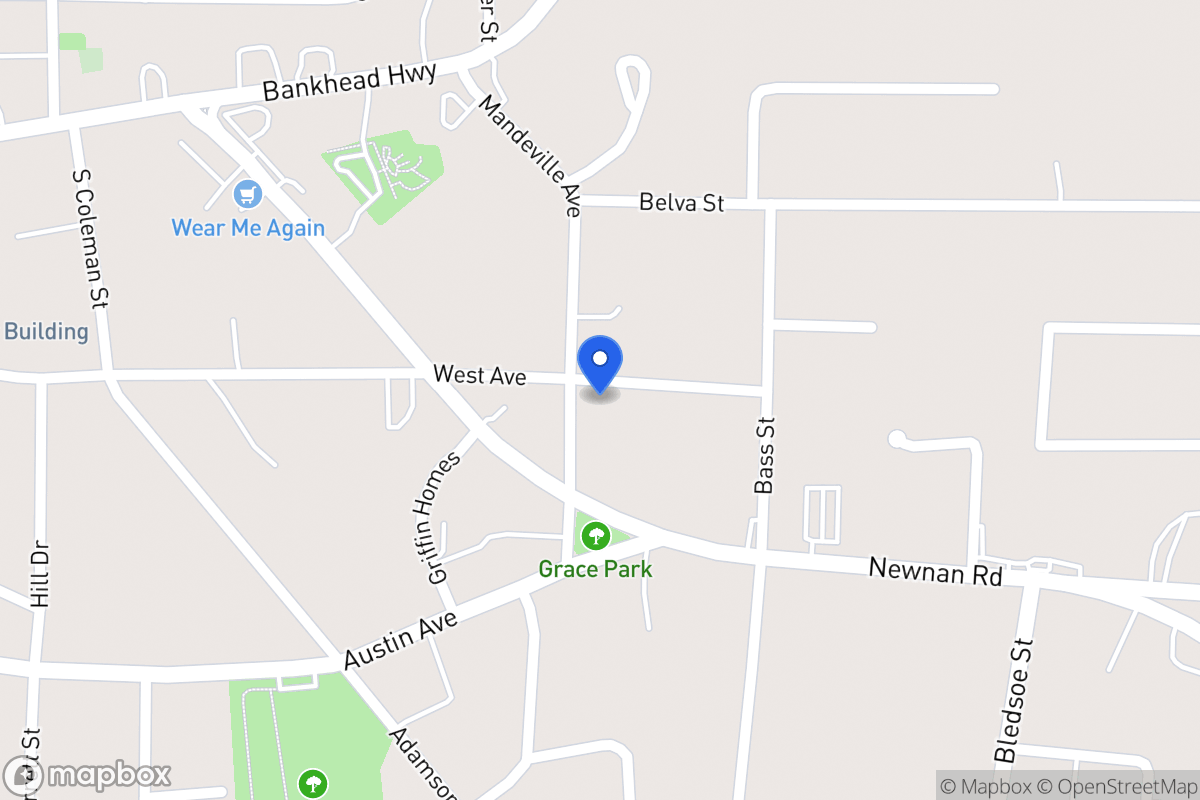Map of 302 Mandeville Ave