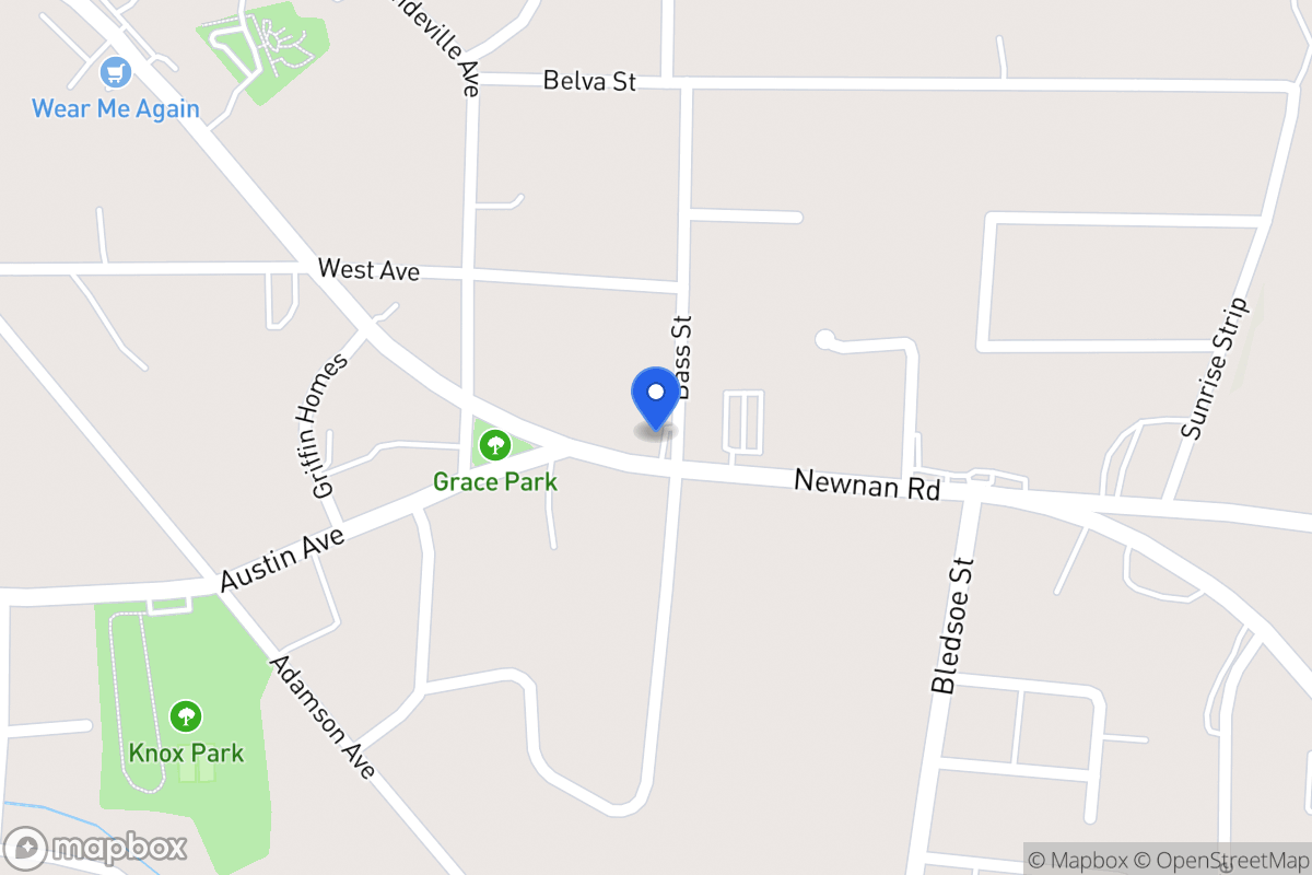 Map of 320 Newnan Rd