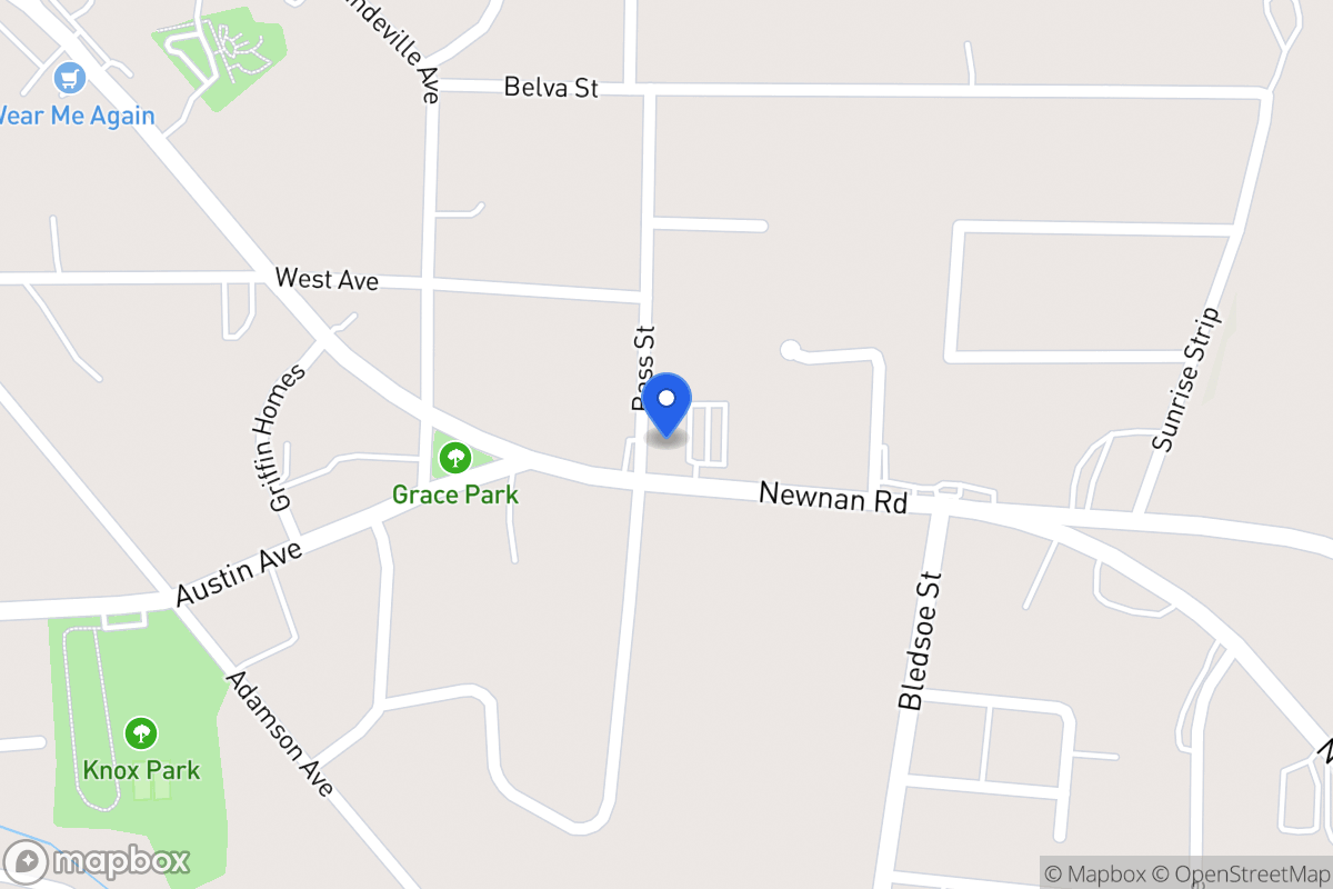 Map of 402 Newnan Rd