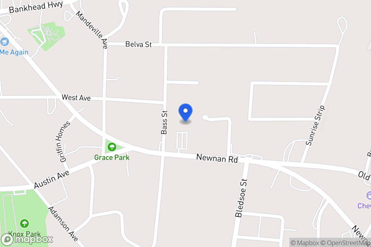 Map of 406 Newnan Rd