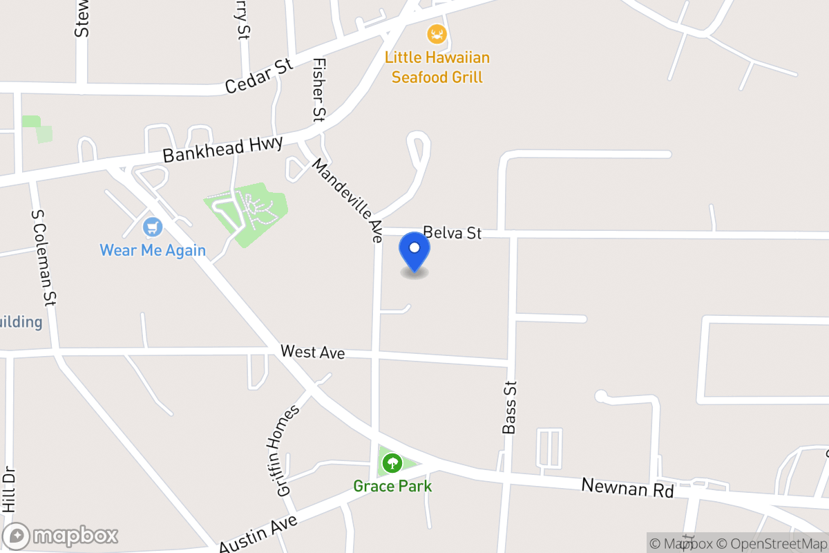 Map of 218 Mandeville Ave