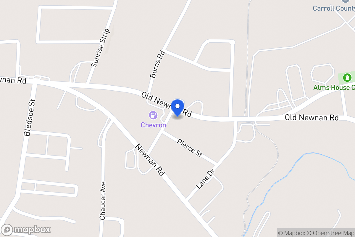 Map of 413 Old Newnan Rd