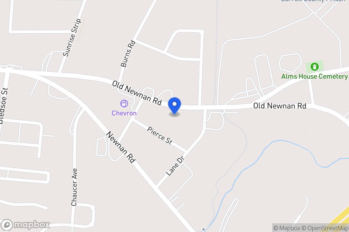 Map of 419 Old Newnan Rd