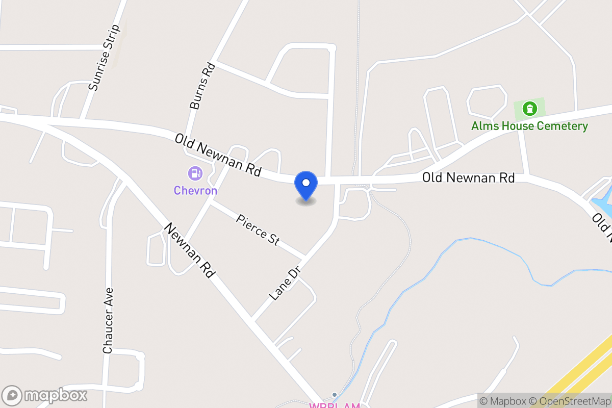 Map of 427 Old Newnan Rd