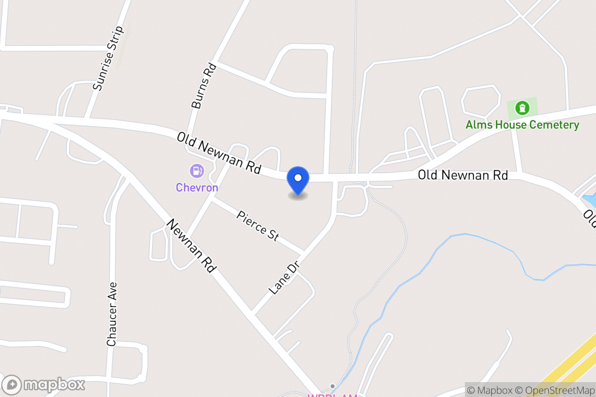 Map of 425 Old Newnan Rd