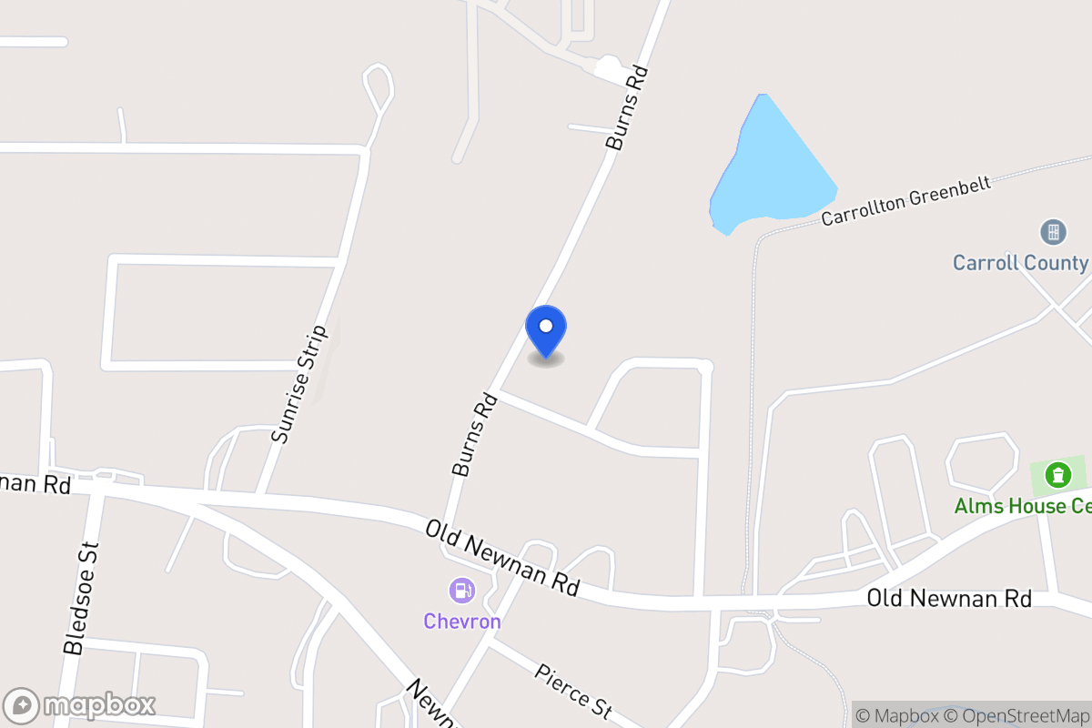 Map of 738 Burns Rd