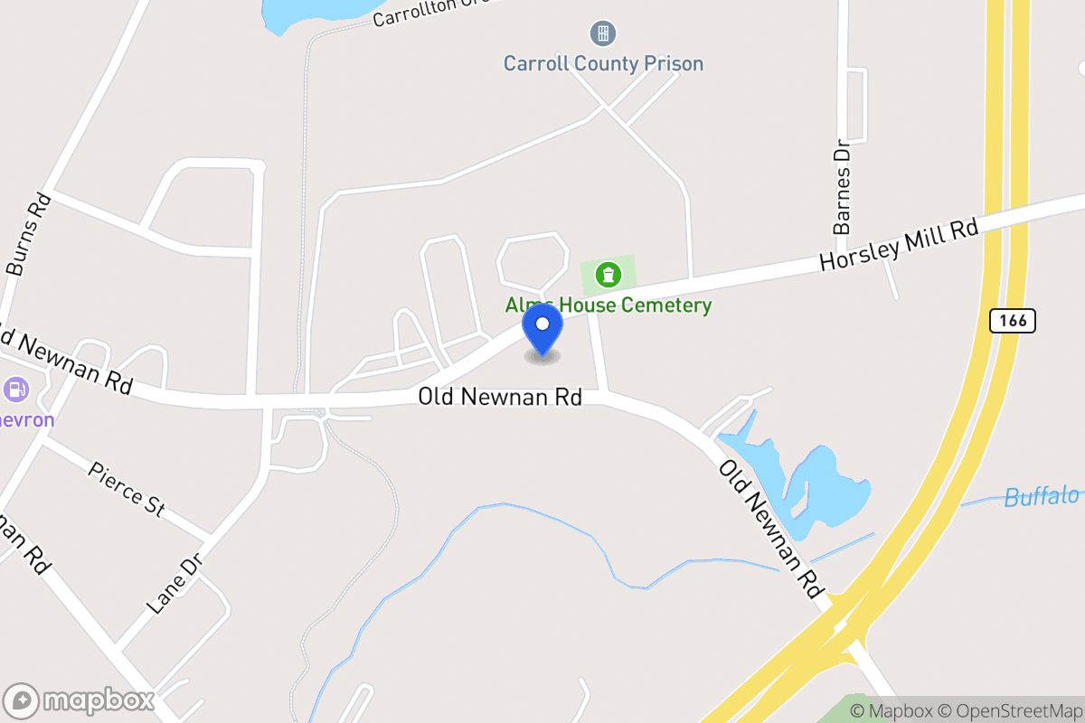 Map of 564 Old Newnan Rd