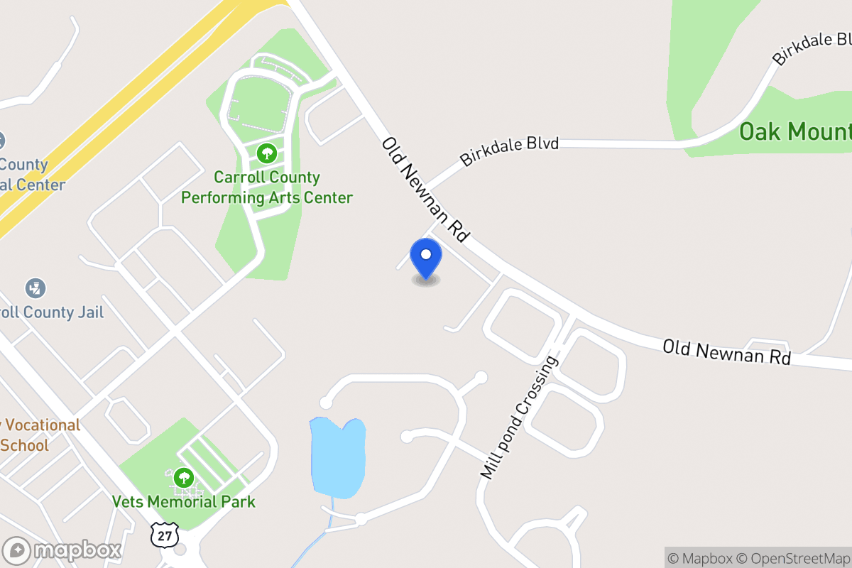 Map of 921 Old Newnan Rd