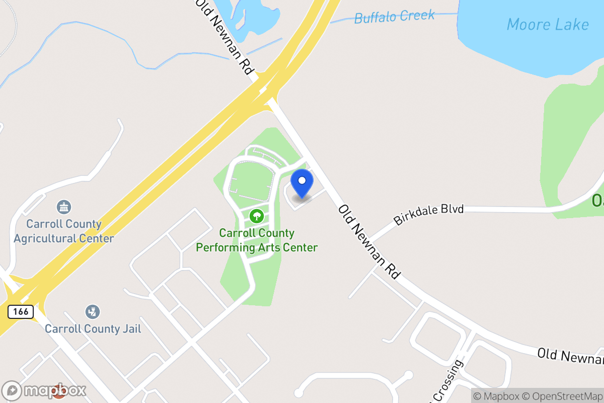 Map of 801 Old Newnan Rd