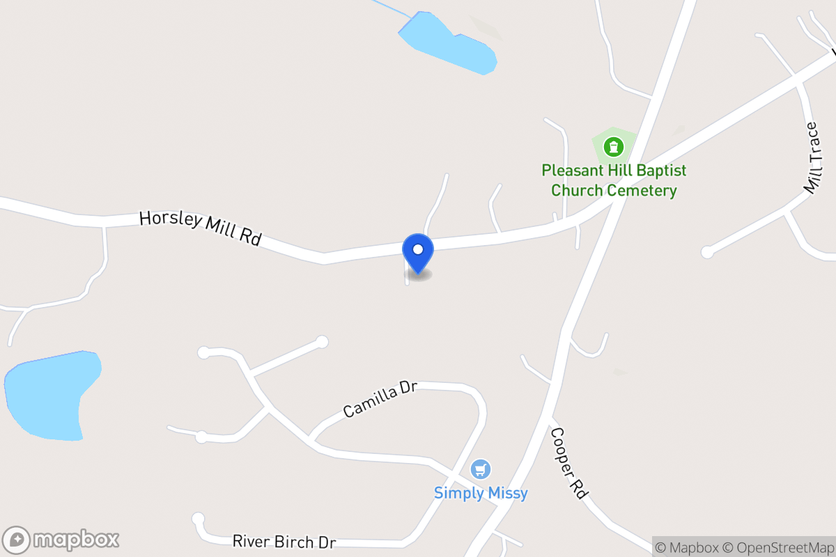 Map of 991 Horsley Mill Rd