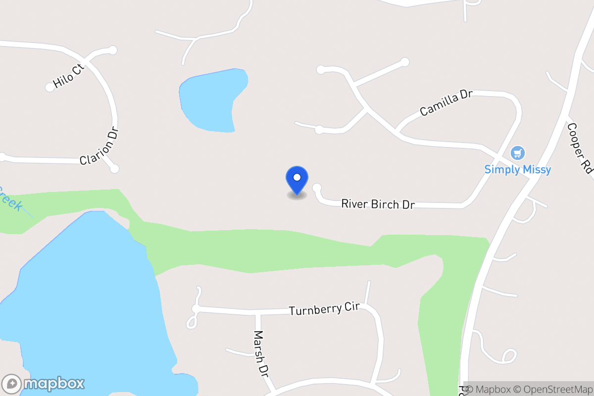 Map of 133 River Birch Dr
