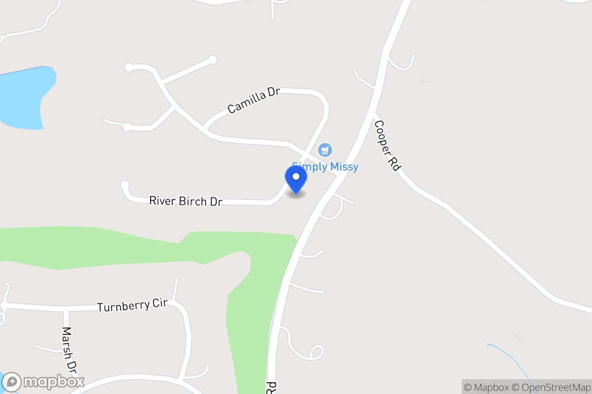 Map of 105 River Birch Dr