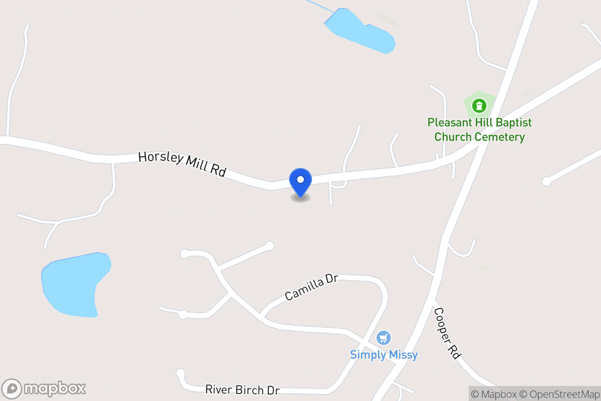 Map of 971 Horsley Mill Rd