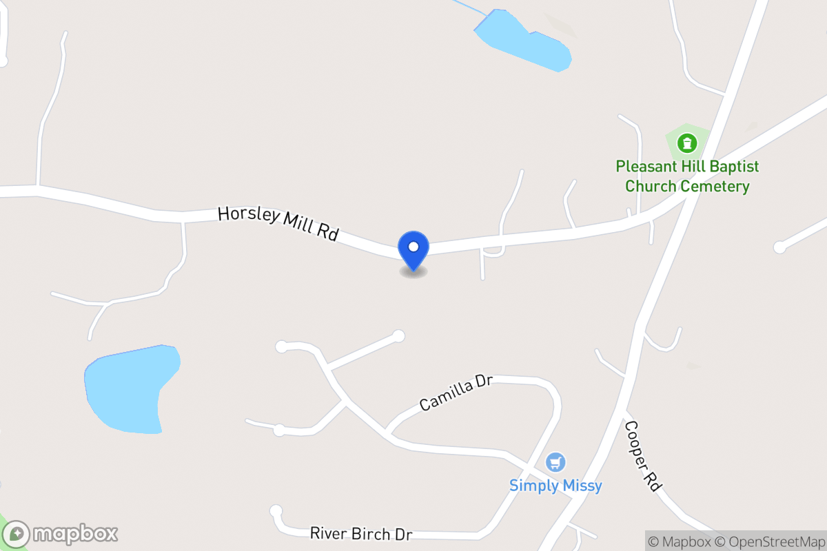 Map of 961 Horsley Mill Rd