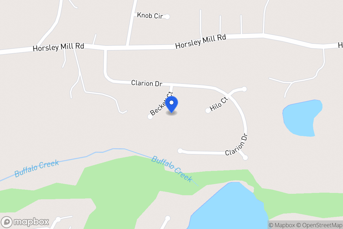 Map of 105 Beckett Ct