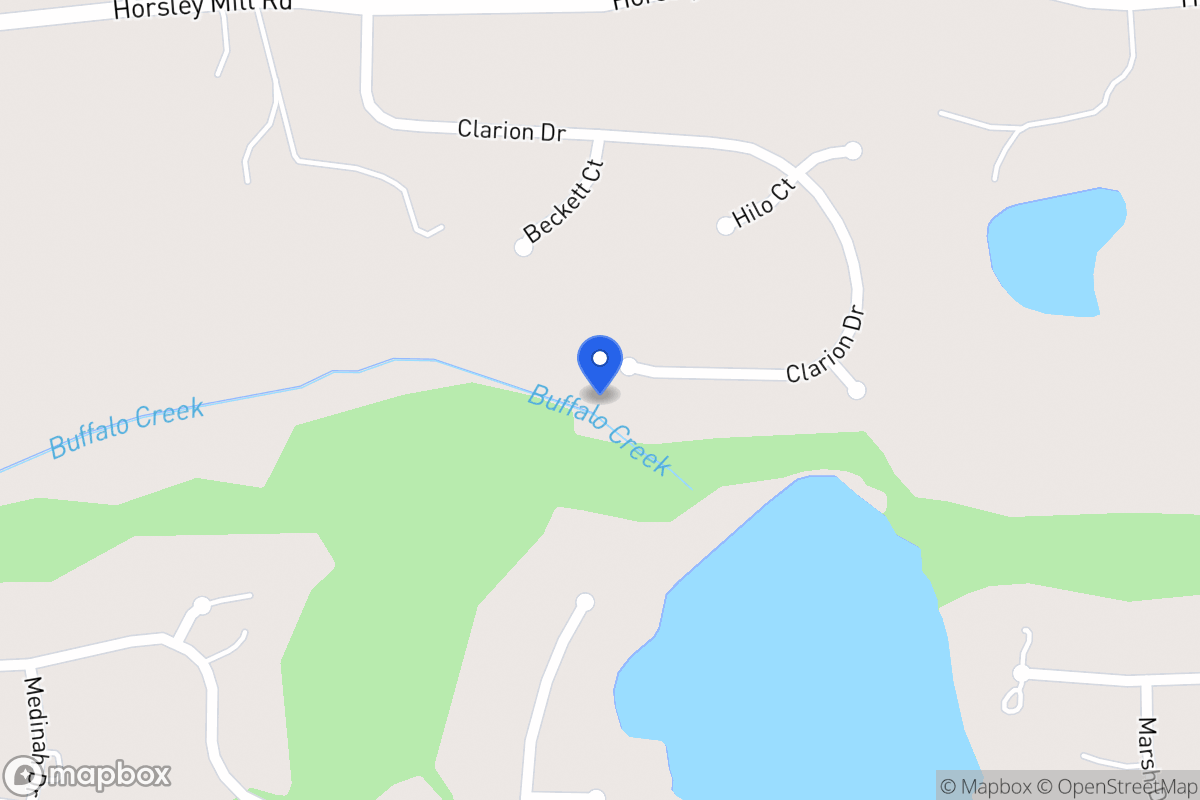Map of 417 Clarion Dr