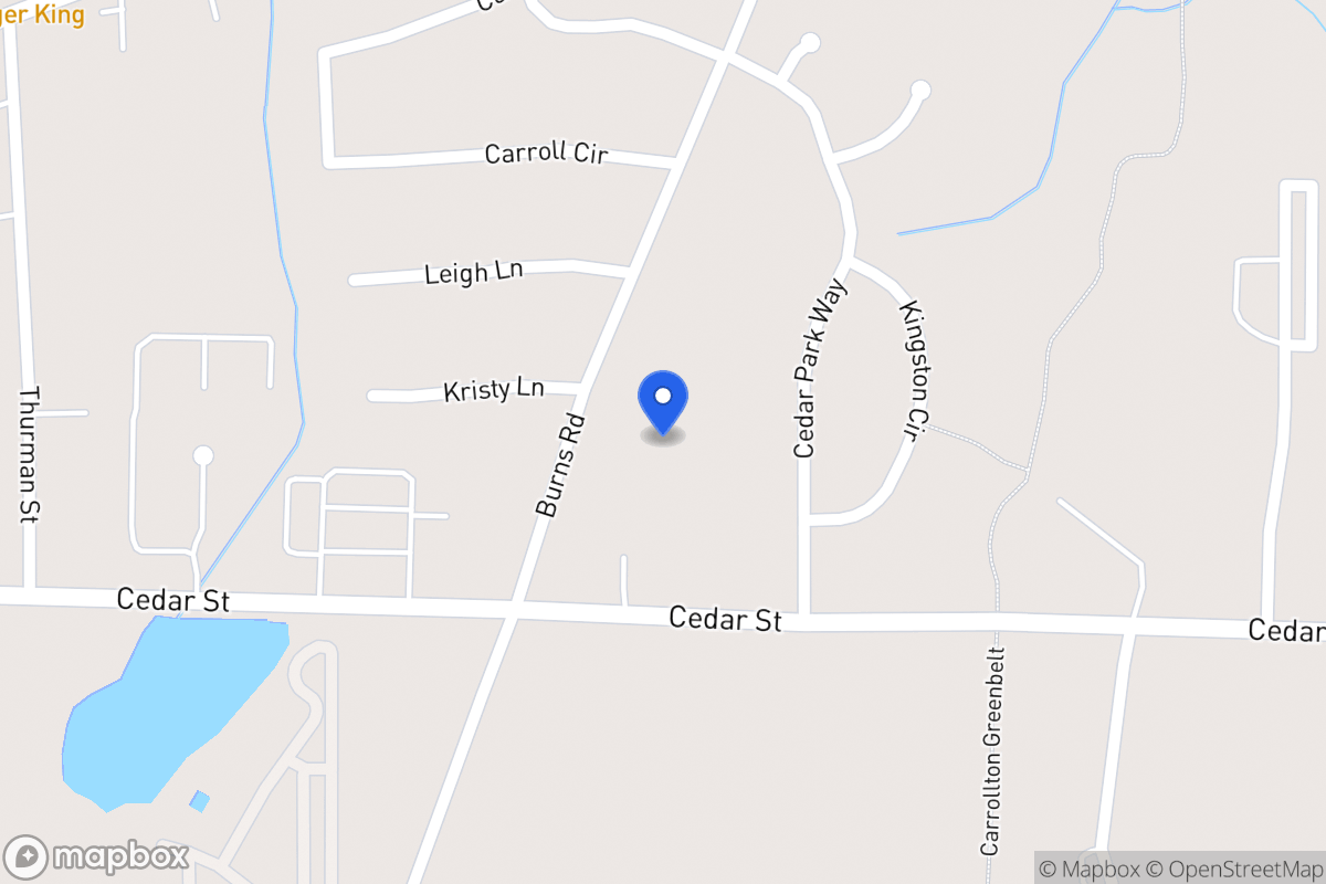 Map of 1210 Cedar St