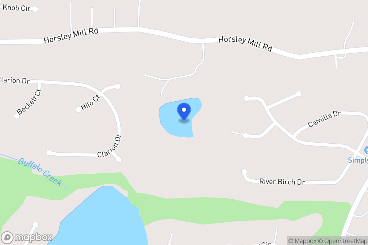 Map of 831 Horsley Mill Rd