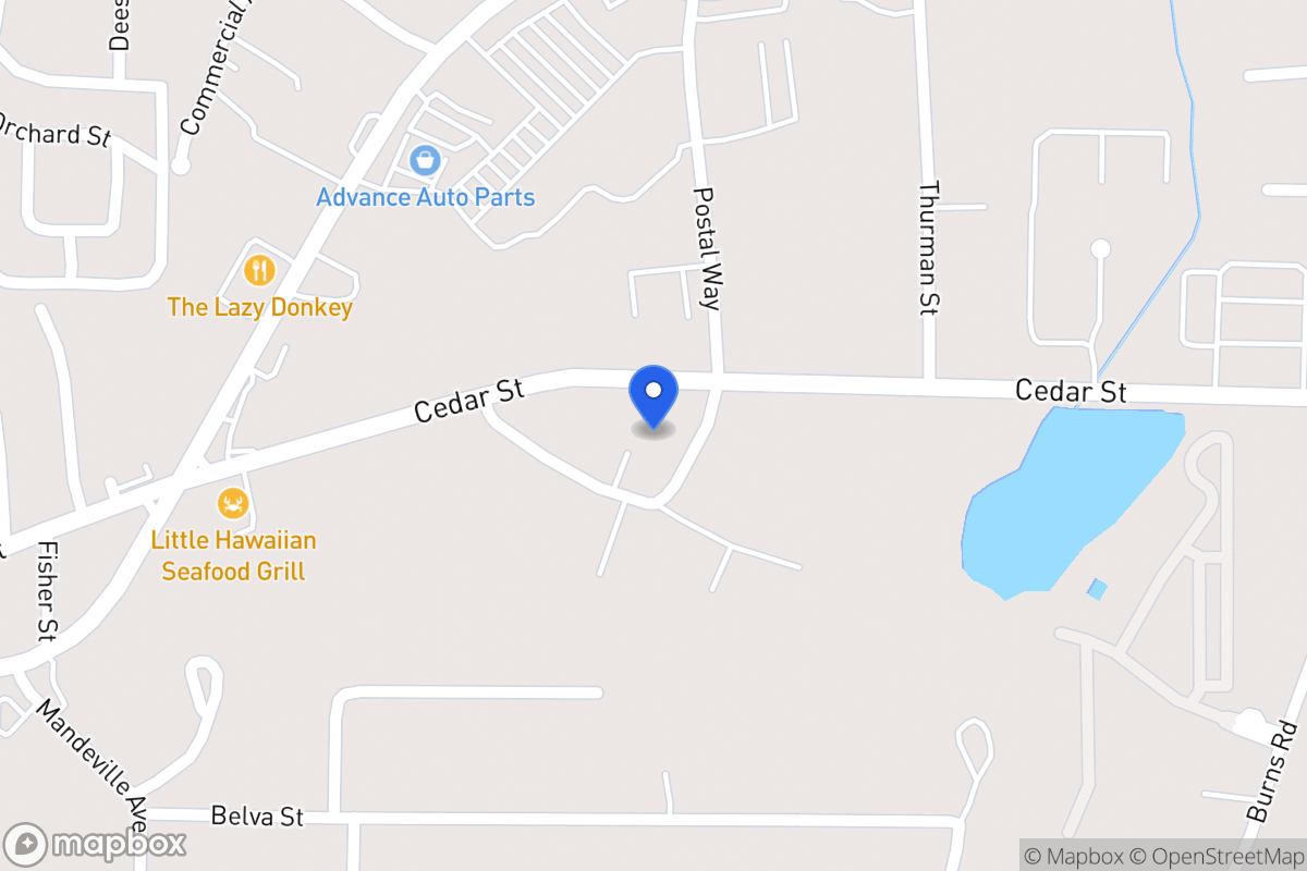 Map of 851 Cedar St