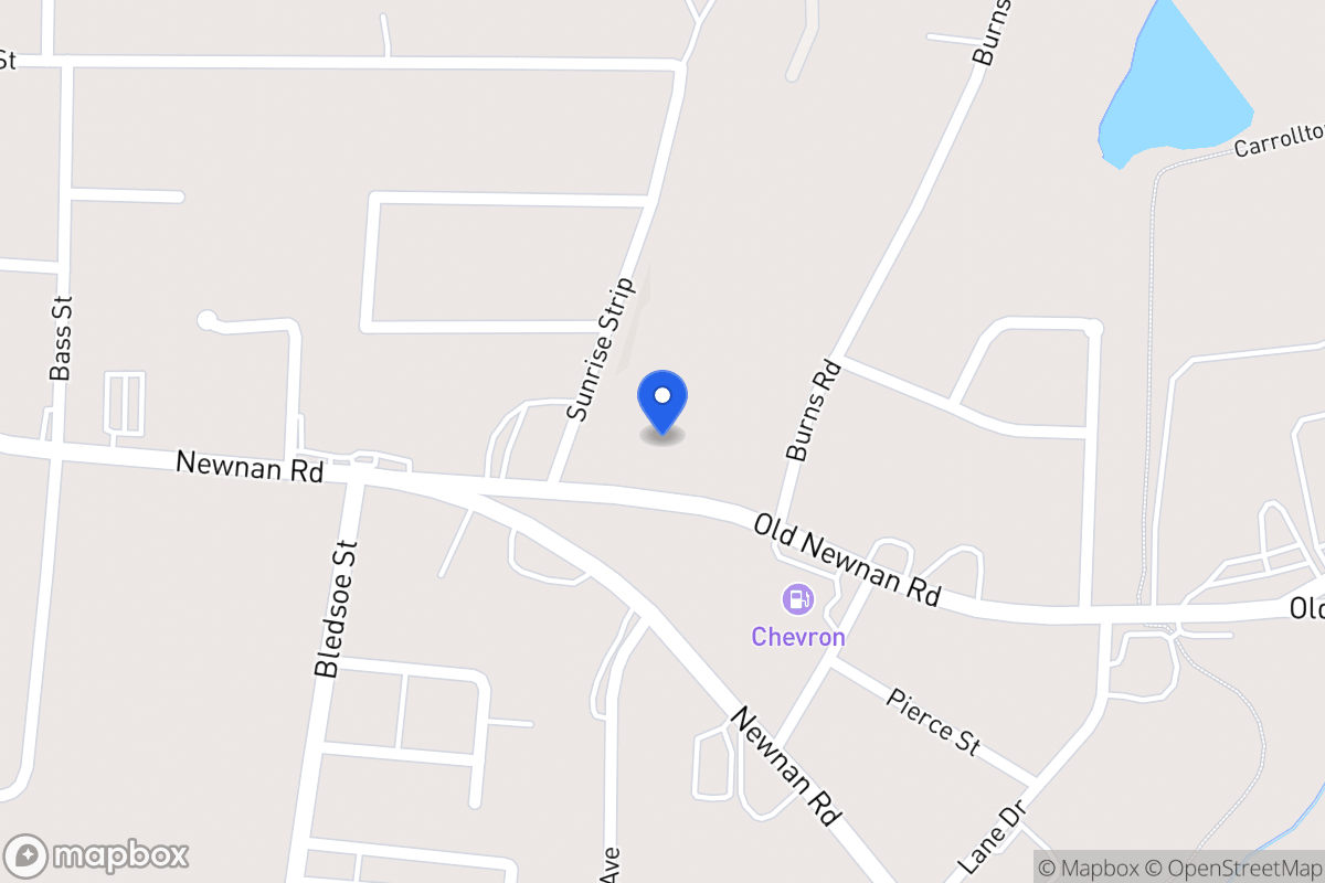 Map of 206 Old Newnan Rd
