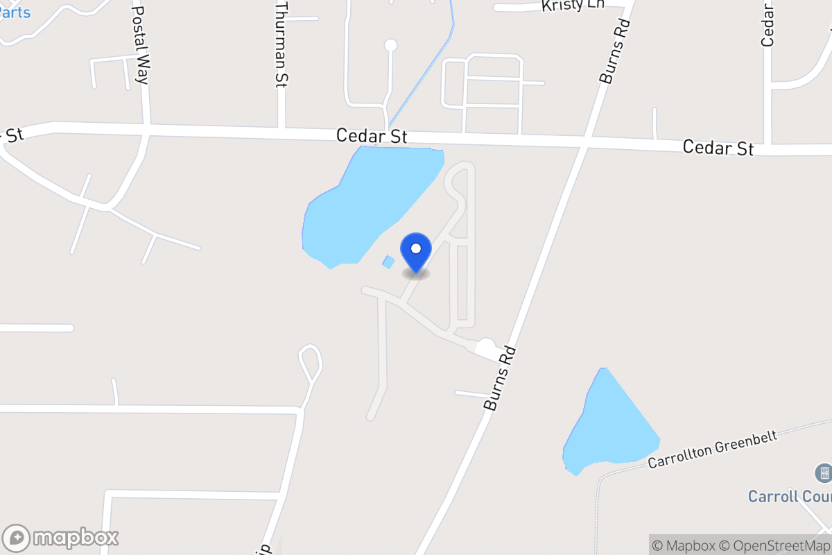 Map of 717 Burns Rd