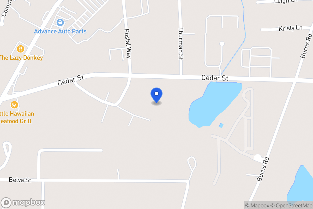 Map of 951 Cedar St