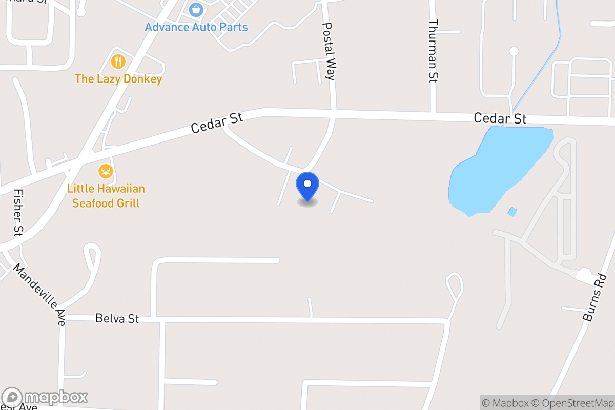 Map of 855 Cedar St