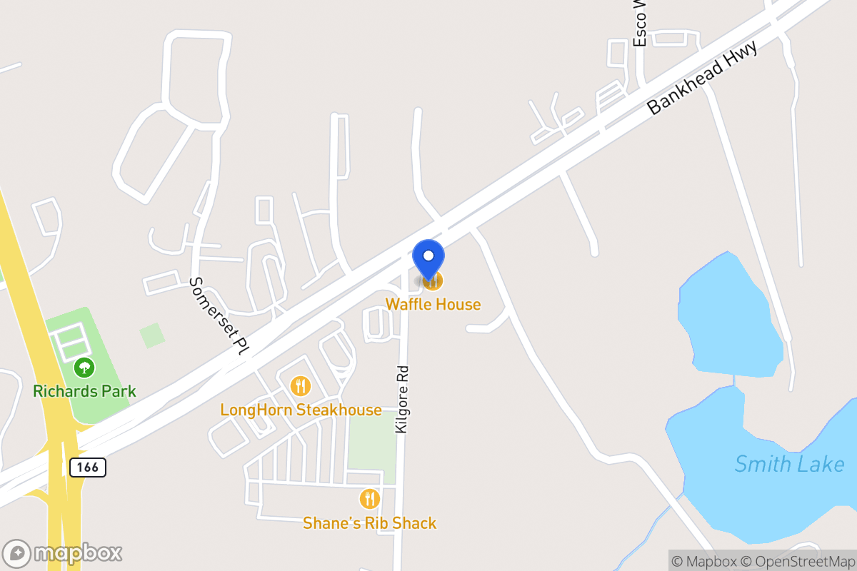 Map of 1201 Bankhead Hwy