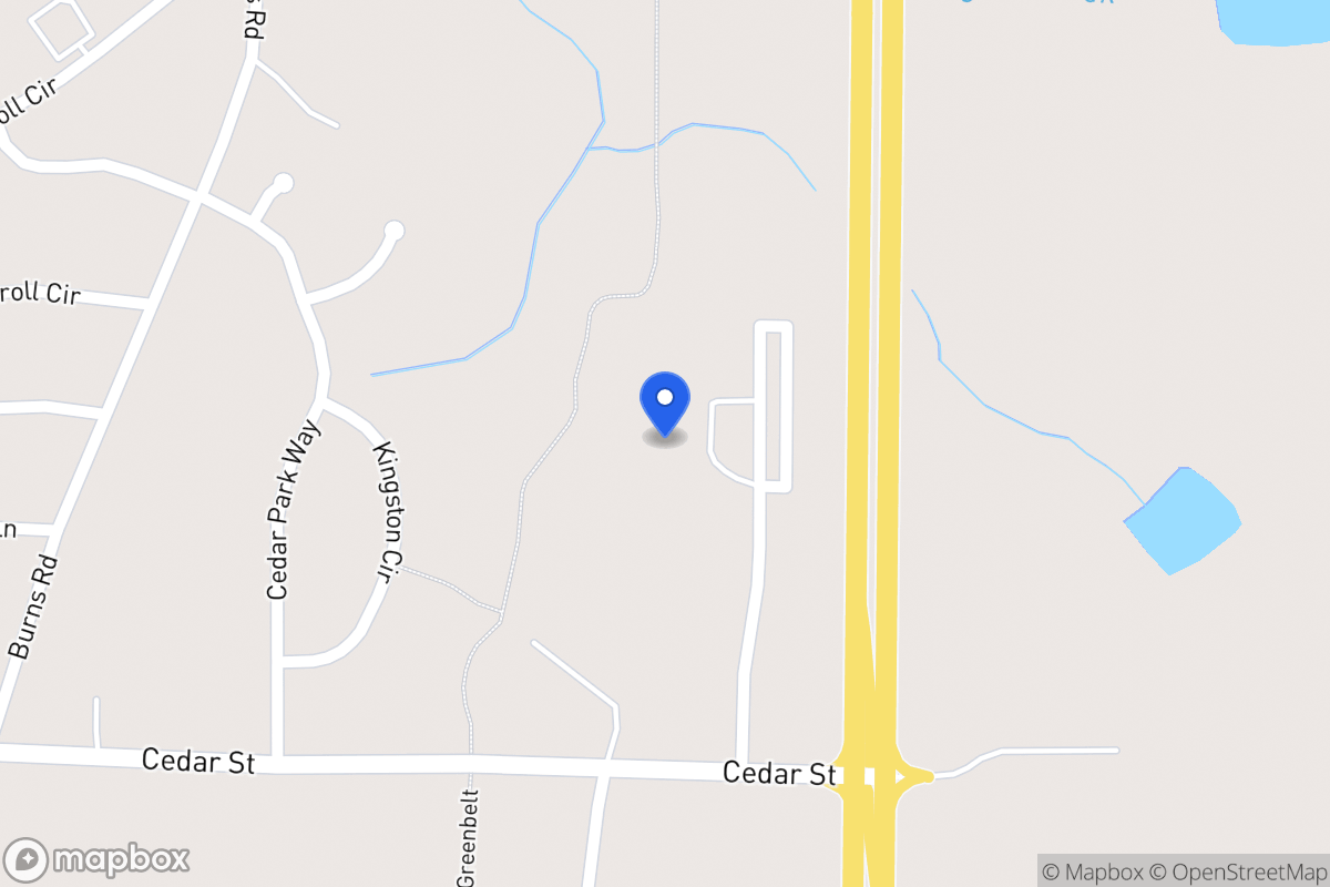 Map of 1400 Cedar St