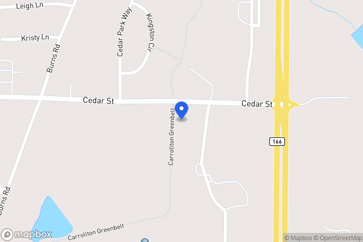 Map of 1397 Cedar St