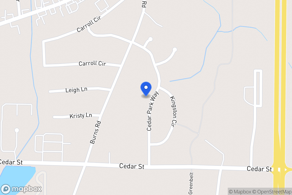Map of 128 Cedar Park Wy