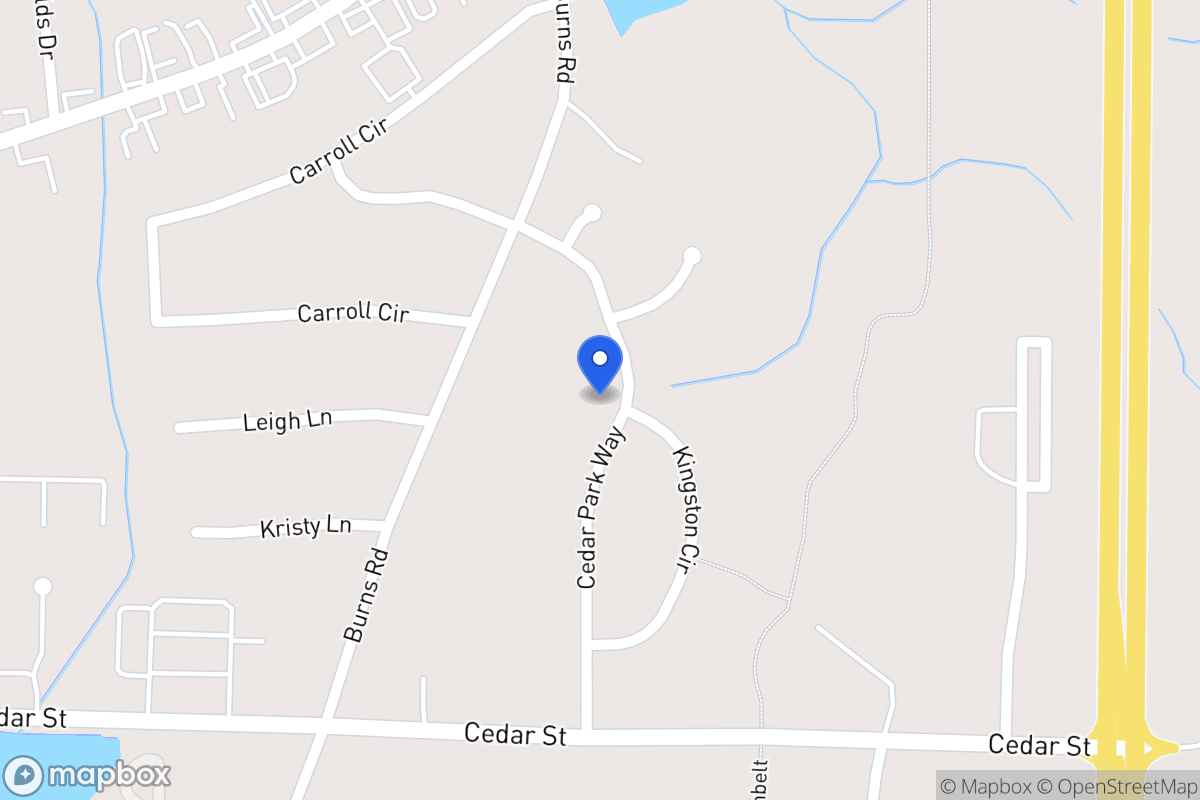 Map of 134 Cedar Park Wy