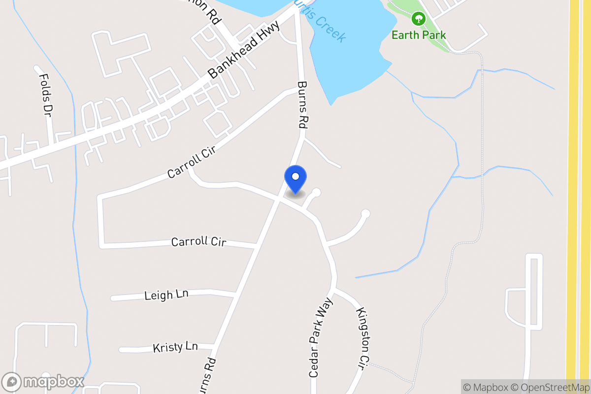 Map of 100 Cedarcrest Dr
