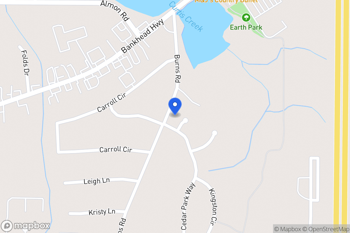 Map of 102 Cedarcrest Dr