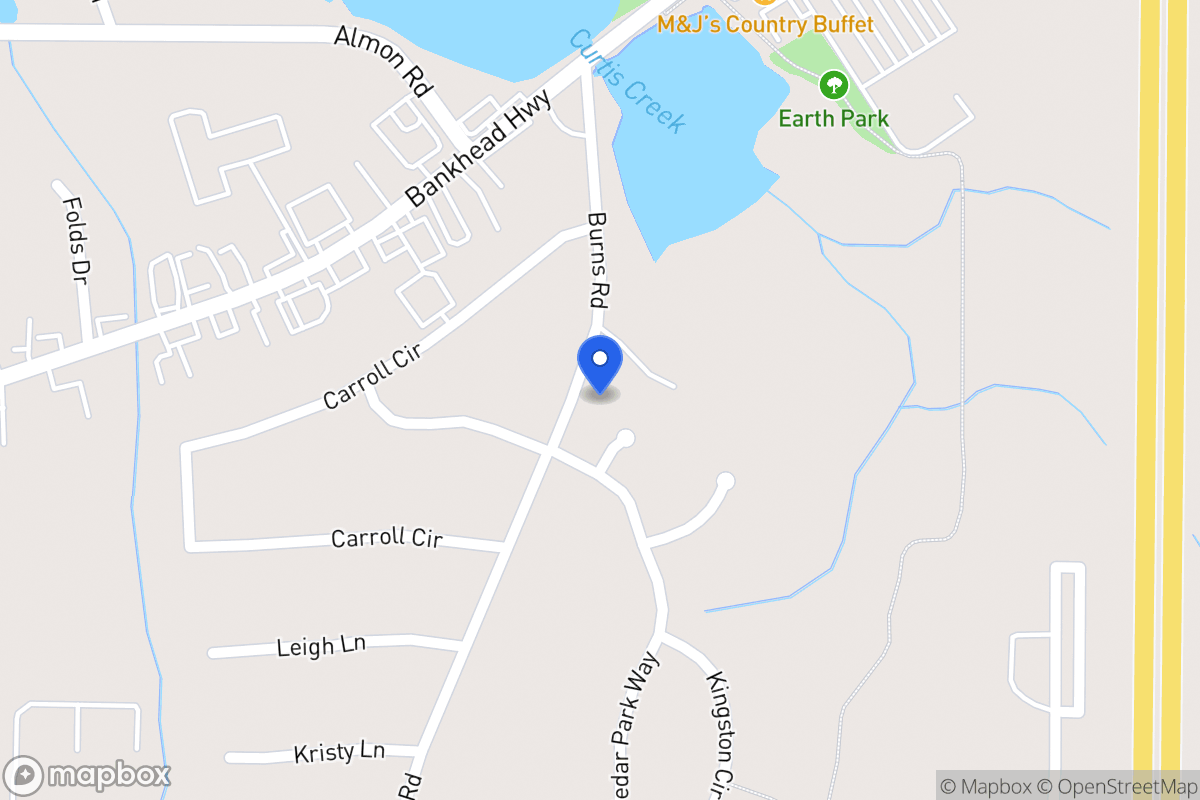 Map of 104 Cedarcrest Dr